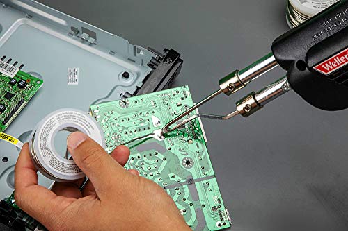 Weller 260 Watt & 200W Professional Soldering Gun Kit with Three Tips and Solder in Carrying Case | D550PK