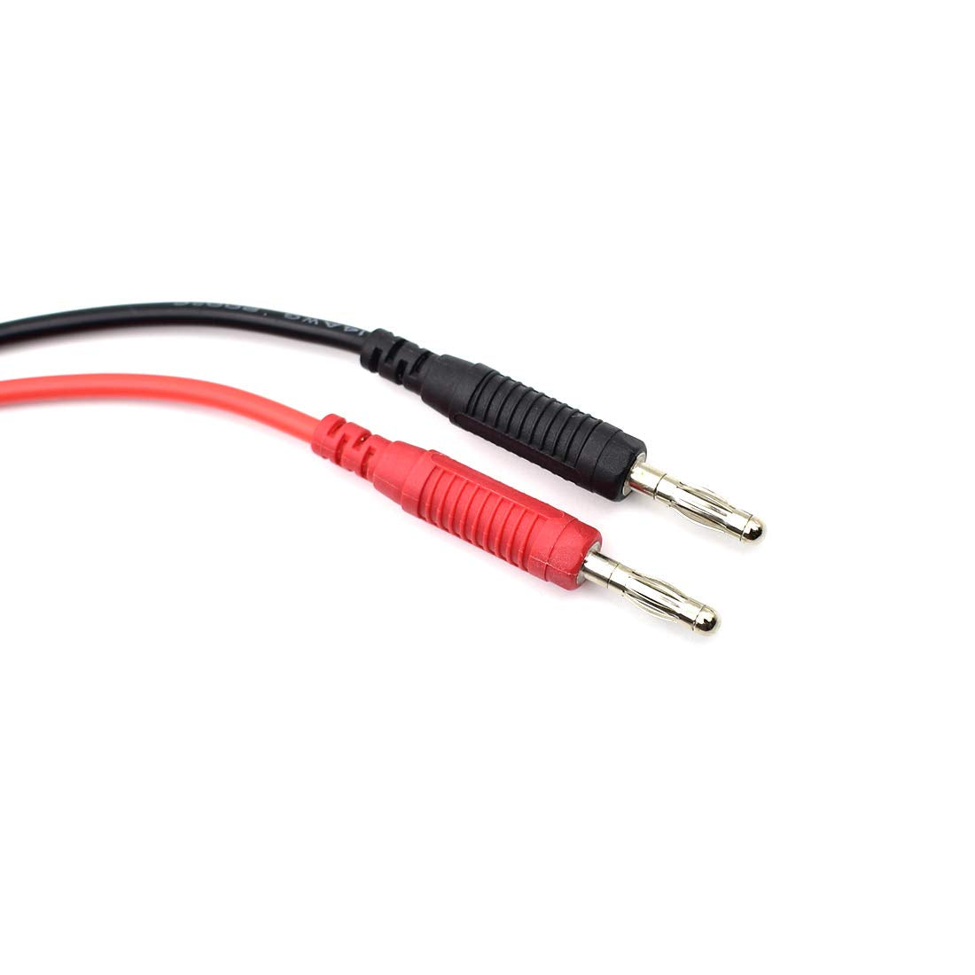 2Pcs 4mm Banana Plug to Alligator Clip Test Lead Wire Cable Set 14AWG for Multimeter Oscilloscope 3 Feet