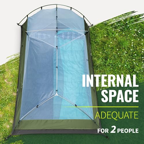 Forceatt Tent for 2 and 3 Person is Waterproof and Windproof, Camping Tent for 3 to 4 Seasons,Lightweight Aluminum Pole Ba...