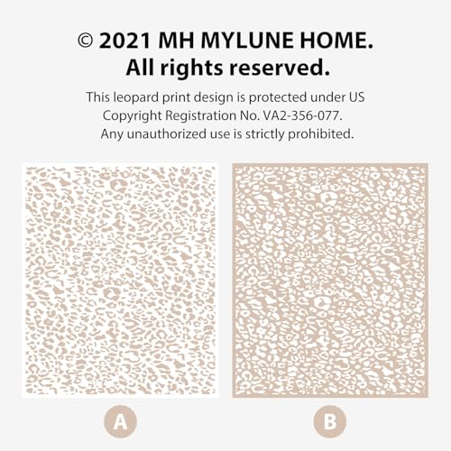 MH MYLUNE HOME Ultra Soft Leopard Throw Blanket (50x60 inches) Microfiber Blankets Plush Warm Reversible Cheetah Blanket L...