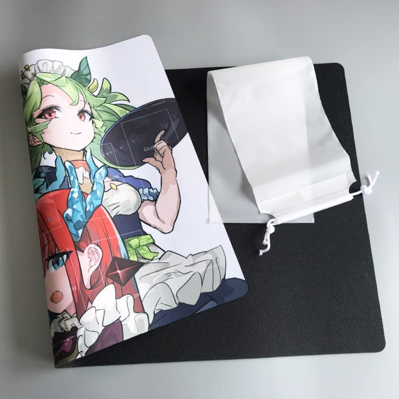 New Mlikemat Playmat Dragonmaid Deck TCG CCG Trading Card Game Mat + Free Bag