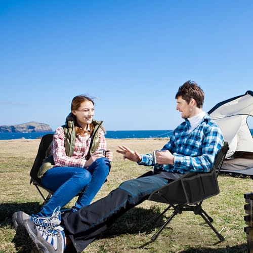 TOBTOS Ultralight Camping Chair, Portable Folding Chair Support 330 lbs, Compact Backpacking Chair with Carry Bag for Hiki...