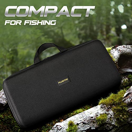 PLUSINNO Fishing Rod and Reel Combos Carbon Fiber Telescopic Fishing Pole with Reel Combo Sea Saltwater Freshwater Kit Fis...