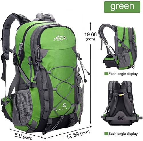 INOXTO lightweight Hiking Backpack 35L/40L Hiking Daypack with Waterproof Rain Cover for Travel Camping Outdoor Men and Women