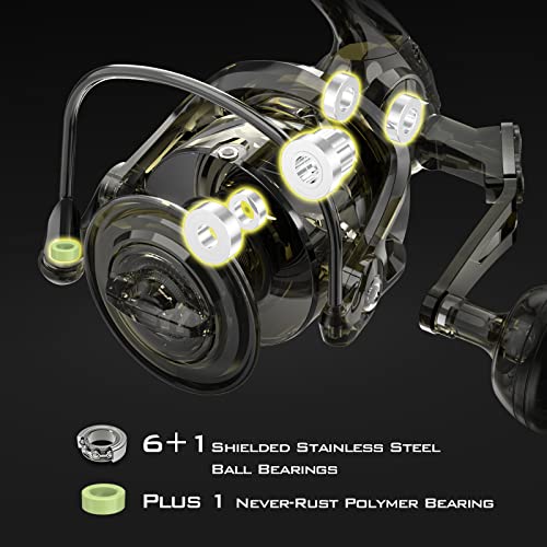 KastKing Kapstan Elite Saltwater Spinning Fishing Reel, Up to 55LBs Max Drag, IPX6 Waterproof & Corrosion-Resistant Bearin...