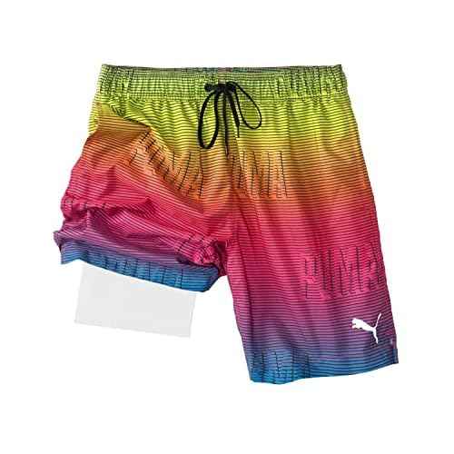 PUMA Men's Between The Lines Volley Swim Board Short