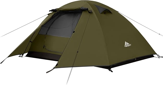 Forceatt Camping Tent 2/3/4 Person, Professional Waterproof & Windproof Lightweight Backpacking Tent Suitable for Outdoor,...