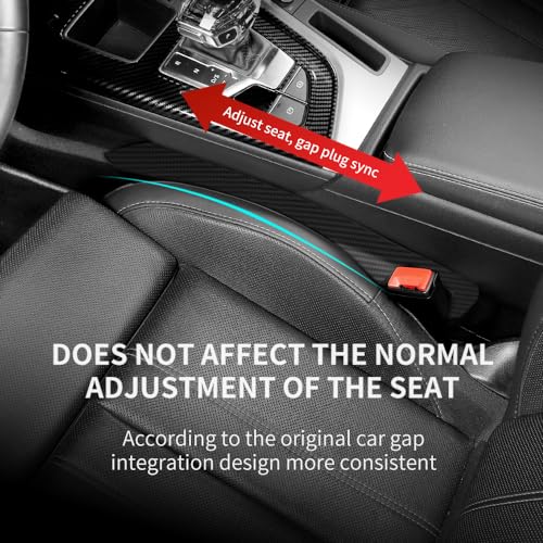 IHOTDER 2PCS Car Seat Gap Filler,Super Flexible Car Side Seat Gap Filler CCar interior Accessories,Universal Car Organizer...
