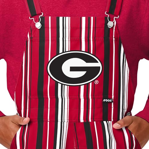 FOCO NCAA mens Ncaa College Team Logo Bib Overalls