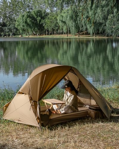 MC TOMOUNT Backpacking Tent Ultralight Nylon 1-2 Person Tent 3.3lbs-4.4lbs for Hiking Camping