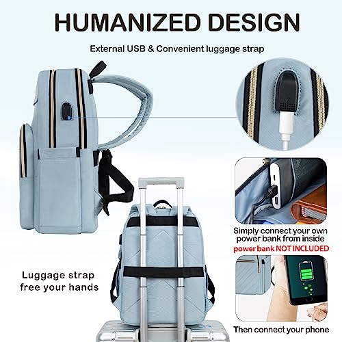 VANKEAN 15.6 Inch Laptop Backpack for Women Work Laptop Bag Fashion with USB Port, Waterproof Backpacks Stylish Travel Bag...