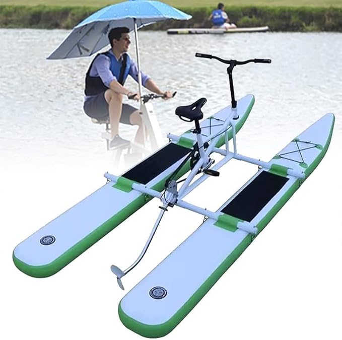 Water Sports Tour Bike, Inflatable Water Bike, Water Sports Tour Kayak Sea Pedal Bike Boat, Adult Tourism Sightseeing Cano...
