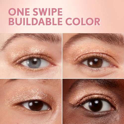Covergirl Exhibitionist by Kelsea Ballerini Liquid Glitter Eyeshadow, Highly Pigmented, Glittery Finish, Long-Wearing, Gol...