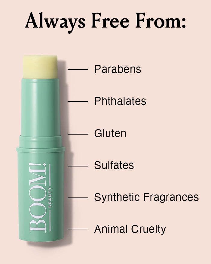 Boomstick GLO  Hydrating Face Balm Stick for Mature Skin with Olive Oil, Beeswax & Honey - Natural-Looking Dewy Glow - Multibalm