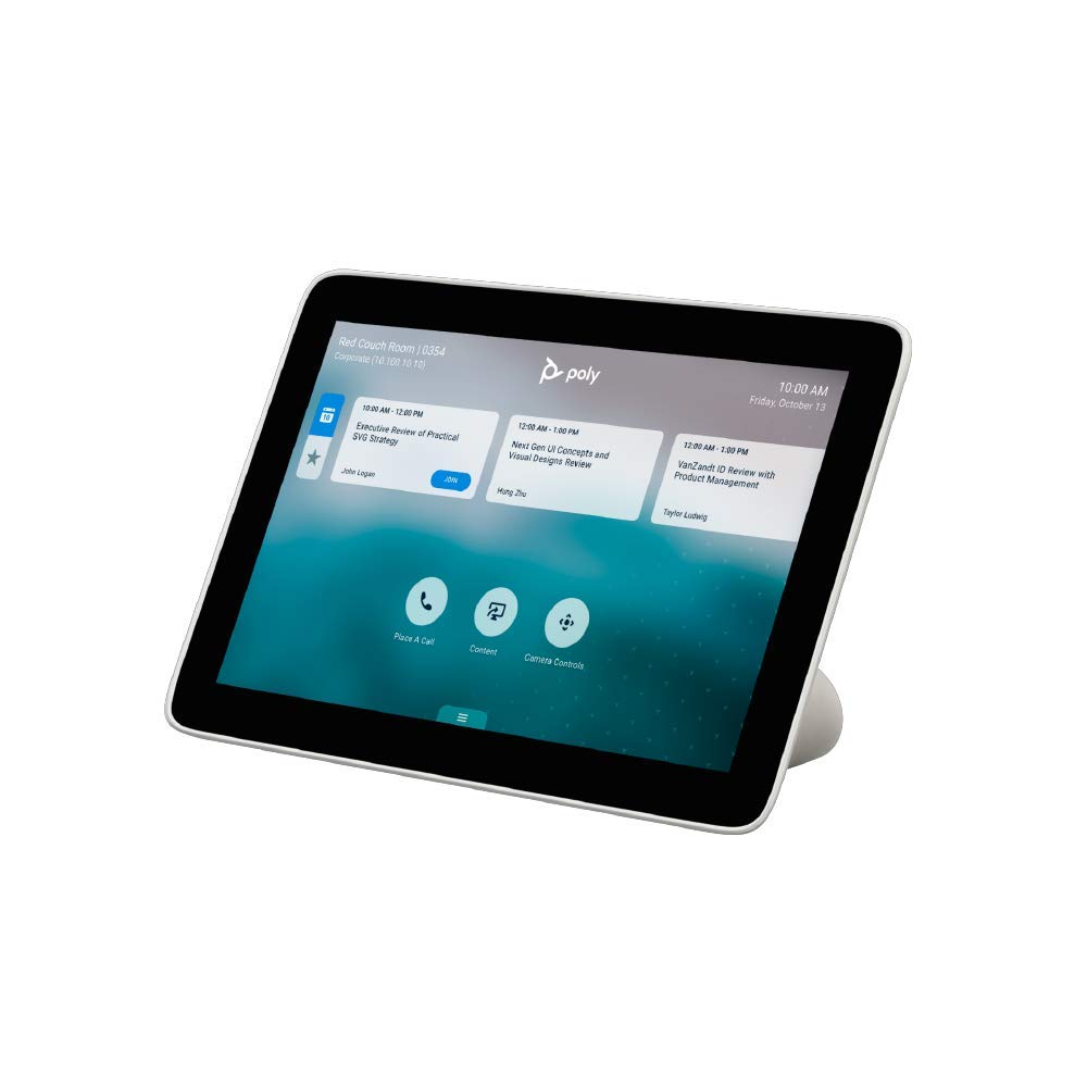 Poly - Studio X50 (Polycom) With Tc8 Touch Controller - 4K Video & Audio Bar - Conferencing System For Mid-Size Meeting Rooms -