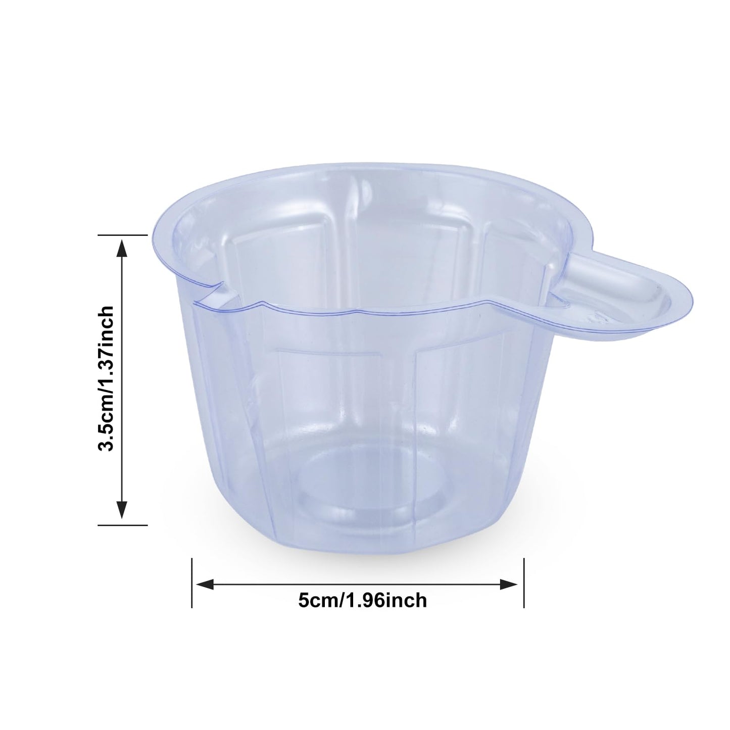 130 Pack Disposable Urine Cups, 40ml Thicken Plastic Urine Specimen Container Cups Disposable Urine Cups, Clear Easy to Collect Urine for Cups for Pregnancy Test, Ovulation Test, pH Test