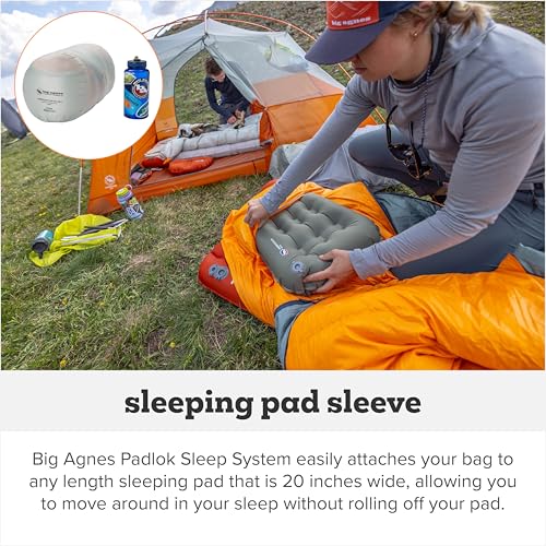 Big Agnes Torchlight EXP - 650 RDS DownTek Ultralight Sleeping Bag, Backpacking Gear, Compact Cold Weather Camping Mummy