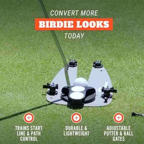 WHYGOLF Putting Thing - Perfect Your Putting Stroke with Adjustable Putting Gates, for Putting Green & Home Practice, Golf Putter Teaching & Training Aid for Club Practice Equipment