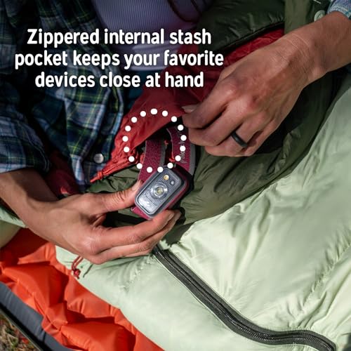 Kelty Cosmic 20 Down Mummy Sleeping Bag for Backpacking, Campers, 550 Fill Power, Recycled Fabrics with PFAS-Free DWR, Des...