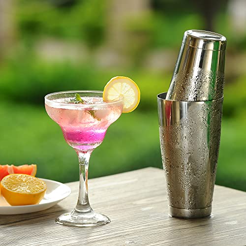 Etens Cocktail Shaker Tins Set Stainless Steel, Pro Bar Style Boston Shakers Bartending, Two Piece Martini Shaker Cup Drin...
