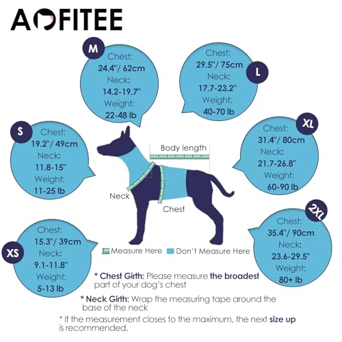 AOFITEE Dog Life Jacket High Flotation, Dog Life Vest for Swimming, Reflective Small Dogs Swimsuit Lifejacket with Zipper ...