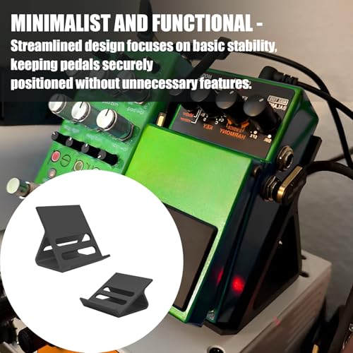 Extended Mini Guitar Pedal Board | Tilting Desktop Effects Pedal Board with Non-Slip Feet | 30° and 60° Tilt Angle Design...
