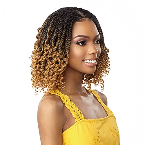 Sensationnel Cloud 9 Swiss Lace Wig 4X4 Lace Parting Feed-In Box Braid Twist 12" (T1B/27)