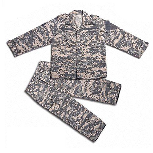 H World Shopping Tactical Airsoft Kids Clothing Children BDU Hunting Military Camouflage Combat Uniform Suit ACU, 120