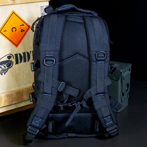 DDT Death Dealer Tactical Anti-Venom 24 Hour Assault EDC Backpack (Blueline)