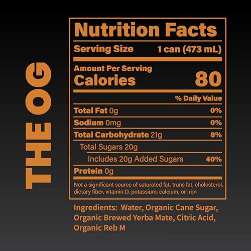 COOLER CO. | YERBA MATE | 12 Pack | 100% Organic Yerba Mate Caffeine | 150 mg Caffeine | 3 Organic Ingredients | Natural I...