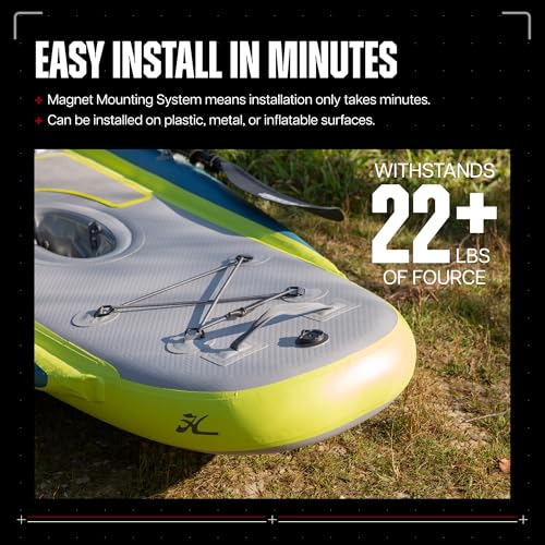 Guardian Angel Kayak Light Kit – Rechargeable, Mountable Safety Lights with Magnetic Mounts & Wireless Remote - Long-Lasti...