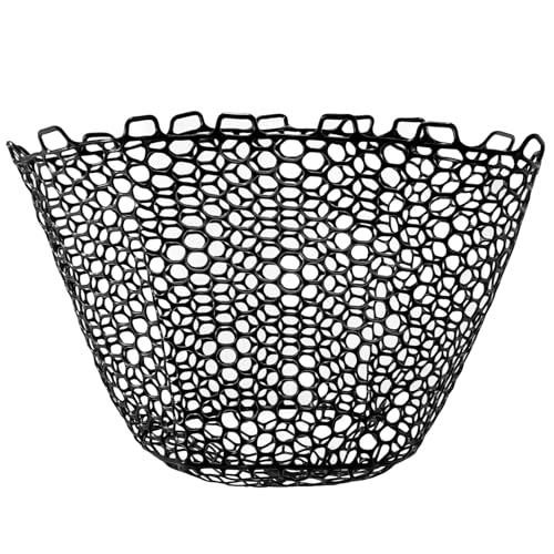 Alwonder Fishing Nets Silicone Replacement Netting, Clear Black Fly Ice Fishing Net Landing Kayak Nets Without Handle for ...
