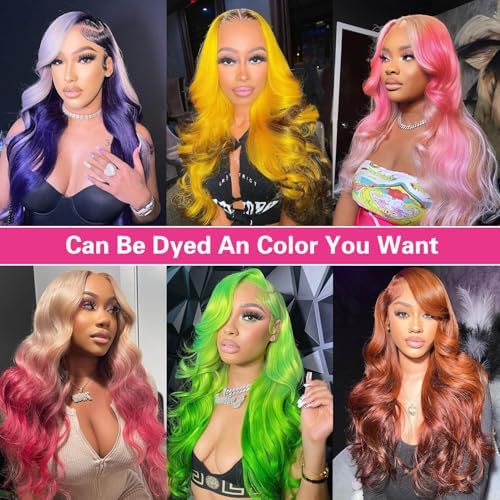 613 13x6 Lace Front Wig Human Hair Blonde Wig Human Hair 200% Density Transparent Lace Front Wigs Human Hair 613 HD Lace Frontal Wig for Women 26 Inch