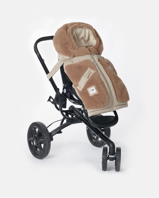 7AM Enfant Stroller & Carseat Footmuff - Adjustable Winter Car Seat & Stroller Zipper Blanket for Boy & Girl, Multi Purpos...