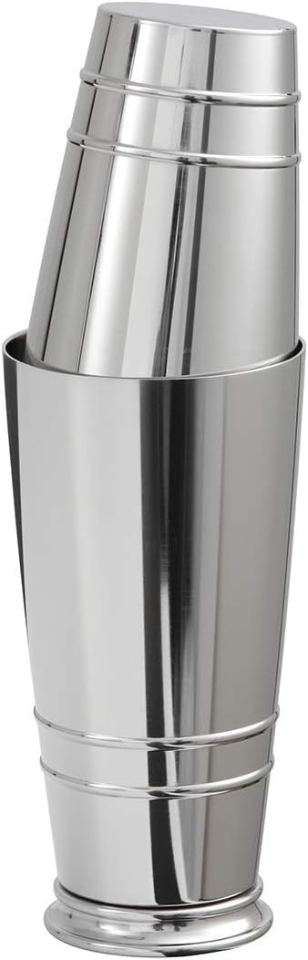 Crafthouse by Fortessa Professional Metal Barware/Bar Tools by Charles Joly, 11" Two-Piece Footed Polished Stainless Steel...