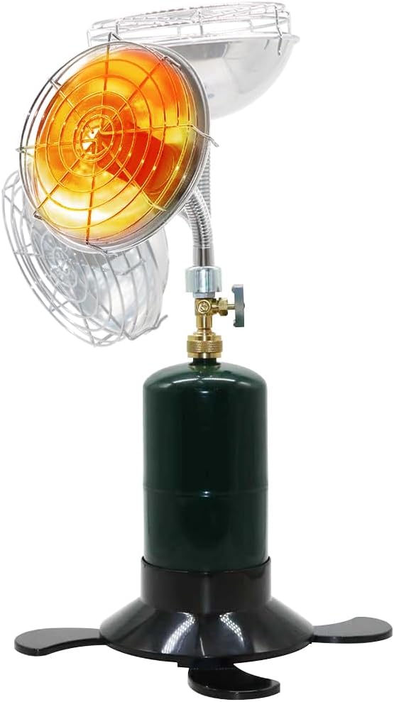 BLAZEAL Portable Propane Heater with Upgrade Catalytic Infrared Burner & Free-Bending Snake Hose for Outdoor and Indoor Te...