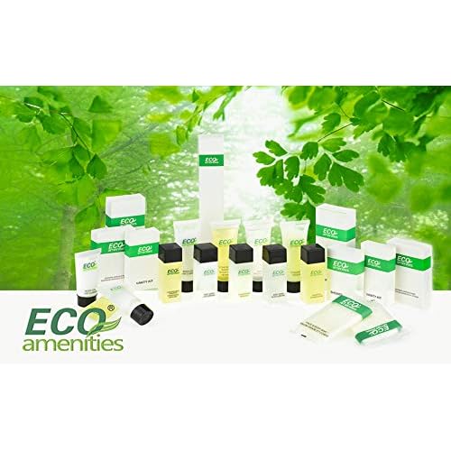 ECO amenities Hotel Shampoo Tubes - TSA-Approved Leak-Proof Travel Essentials - Green Tea Shampoo Bulk & Cruelty-Free - For Hotel Toiletries Bulk & Travel Kit - 0.75 Fl Oz, Pack of 288