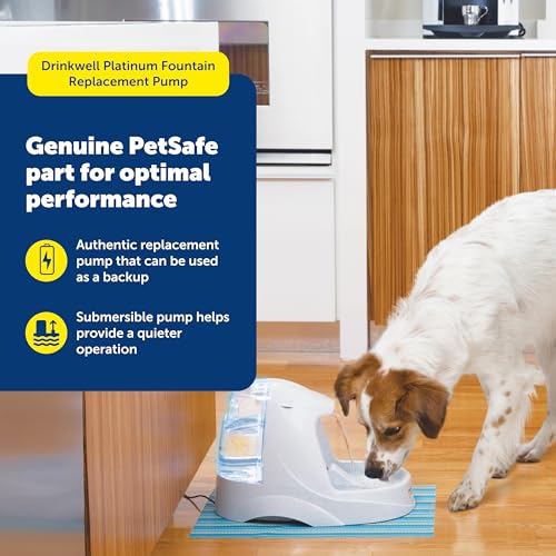 PetSafe Drinkwell Platinum Replacement Pump - Reliable OEM Replacement - Drinkwell Platinum Pet Water Fountain Accessory -...