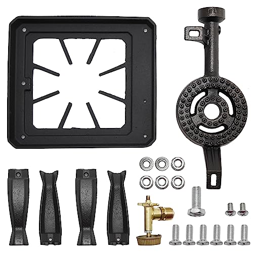 EATAKWARD Portable Gas Stove, Iron Propane Camping Stoves LPG Gas Cooker, Outdoor Stove for BBQ,15000 BTU Camping Stove