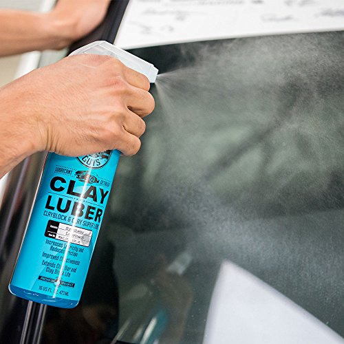 Chemical Guys CLAY_BLOCK_KIT Clay Block V2 and Clay Luber, Clayblock and Clay Super Lube, 16 fl oz