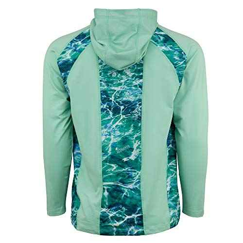 Mossy Oak Men's Lightweight Sun Hoodie, Hooded Fishing Shirts