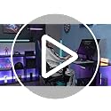 GTPLAYER Gaming Chair, Computer Chair with RGB LED Lights, High Back Ergonomic Chair for Adults with Footrest, Reclining O...
