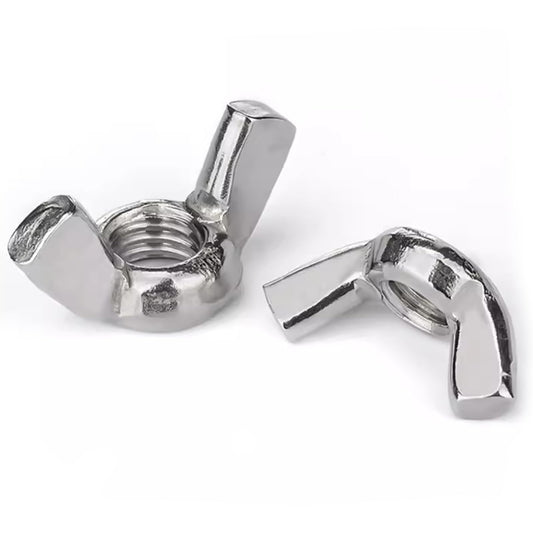 1/4"-20 Wing Nuts,Stainless Steel 18-8(304) Wing Nuts, 20Pcs-Pack