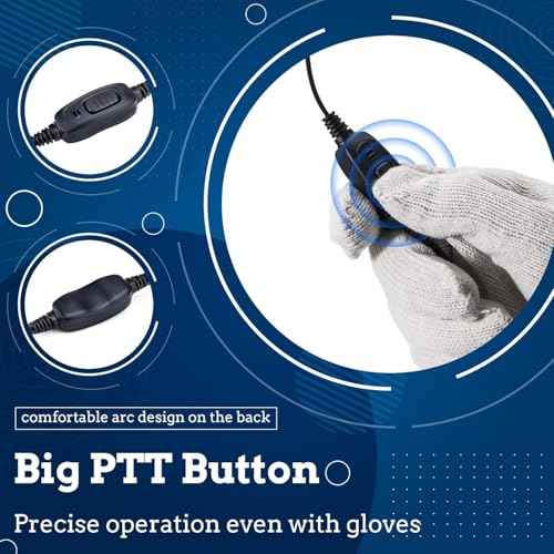 Retevis Walkie Talkie Earpiece with Mic,Surveillance Headset, Coiled Cord, for RT22 RT68 RT21 H-777 H-777H, Compatible with Baofeng BF-888S Pxton Kenwood 2 Way Radios, Walkie Talkie Earpiece(20 Pack)