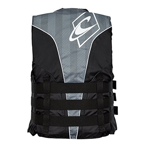 O'Neill Men's Superlite USCG Life Vest,Black/Black/Smoke:White,M
