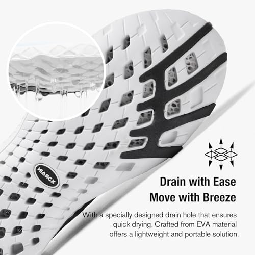 ALEADER Men's Mesh Slip On Water Shoes