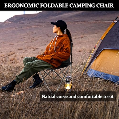 Simple Deluxe Portable Camping Chair, Ultralight & Compact, Backpacking Chair, Folding Camping Chairs for Outdoor Camp, Tr...
