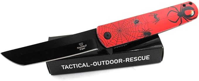 Snake Eye Tactical Every Day Carry Fantasy Design Folding Knife|Outdoor Survival Pocket Knife | Small one- Hand Knife Made...