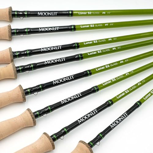 Moonlit Lunar S2-Glass Fiberglass Fly Rod | New 2025 Model