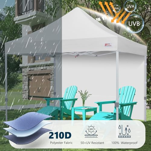 MASTERCANOPY 10x10ft Canopy SunWall Instant Canopy SideWall for Pop Up Canopy Tent Gazebos, UV Protection Sidewall Only, S...